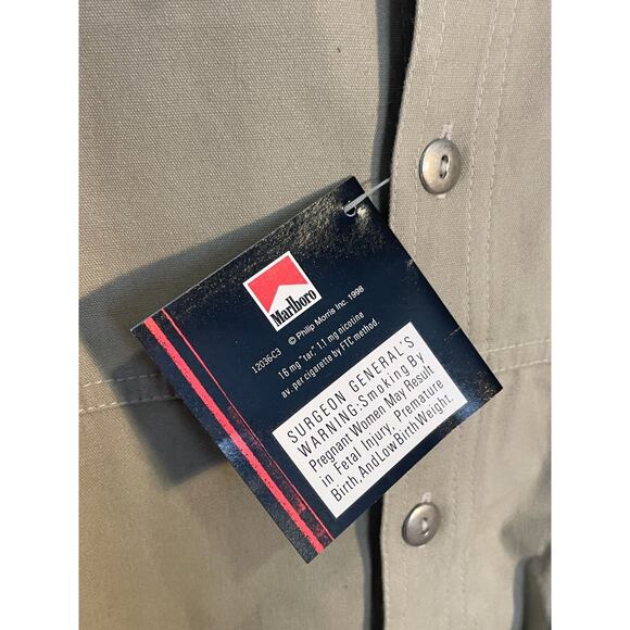 Vintage Marlboro Gear '99 Work Shirt NWT Size Large - Picture 4 of 8